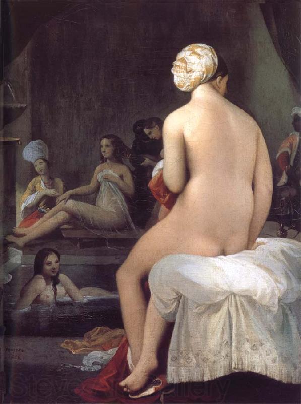 Jean Auguste Dominique Ingres Little Bather or Inside a Harem